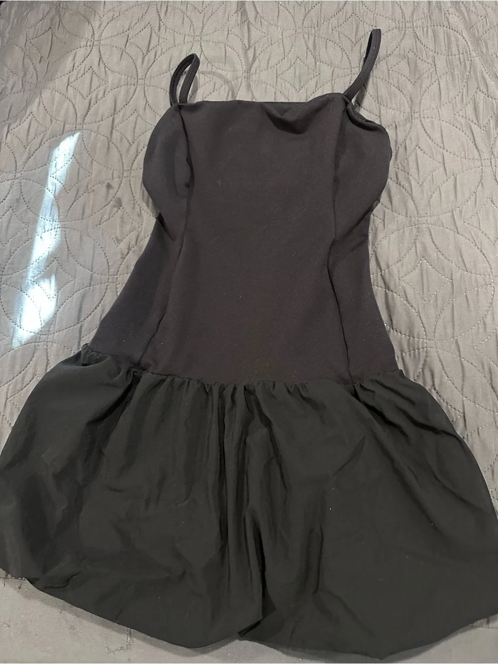 ALO Yoga Black Airbrush Love Match Tennis Dress